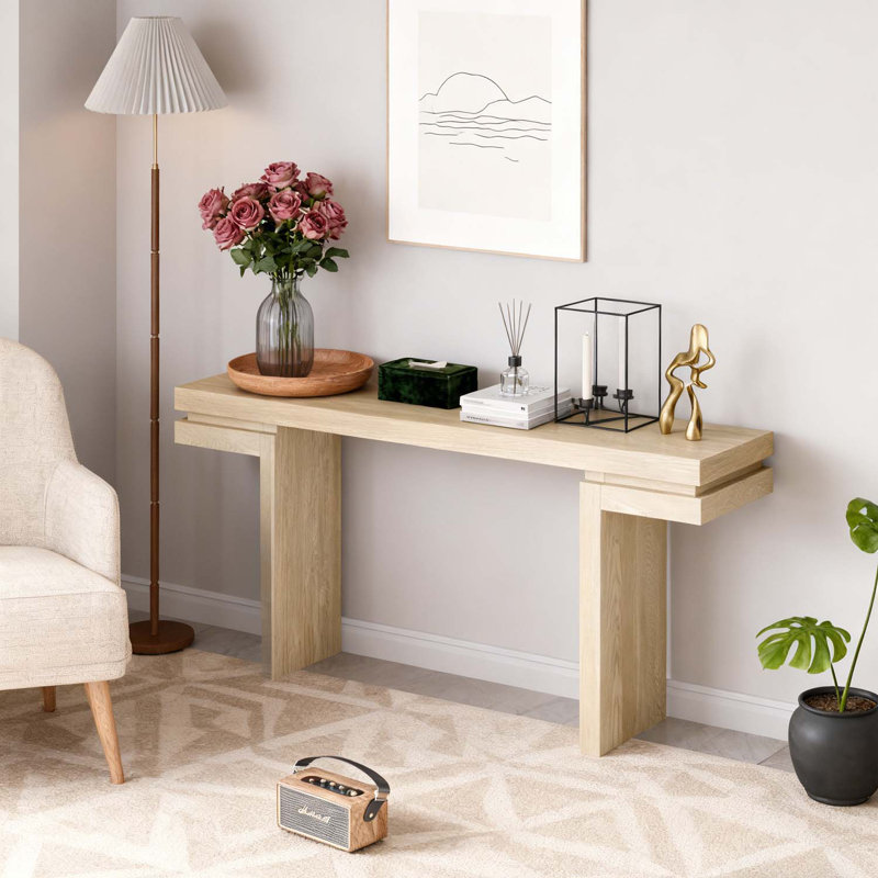 Latitude Run® Minimalist Design Console Table,for Entryway,Hallway ...